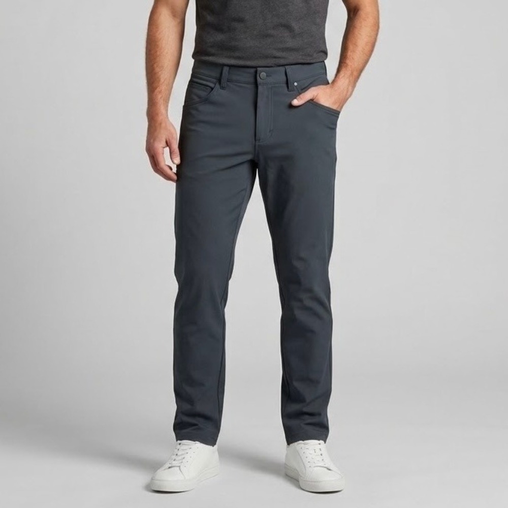 Lululemon ABC Pant Classic Warpstreme Obsidian Grey Commuter Trousers Size 30